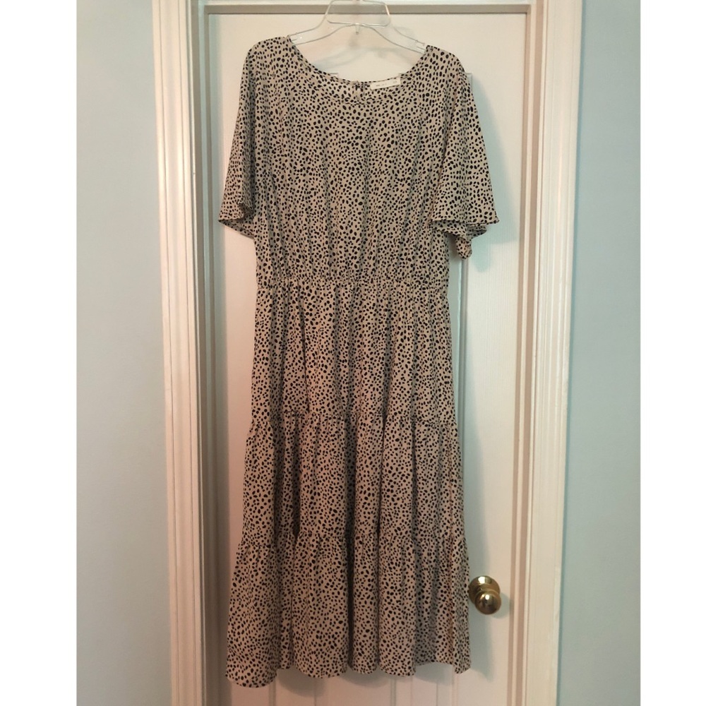 Leopard Boutique Midi Dress
